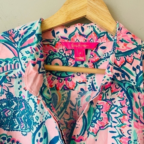 Lilly Pulitzer Mira Shirtdress Long-Sleeve RARE - Picture 5 of 10